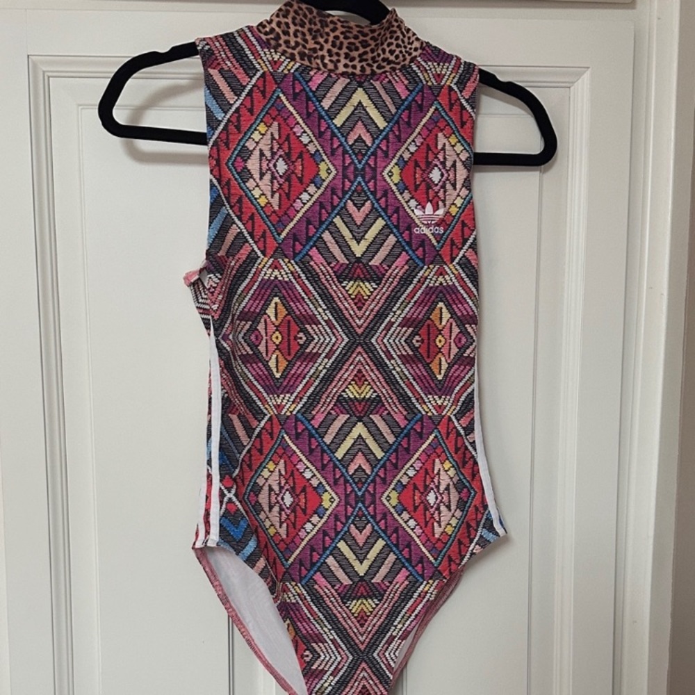 Farm Rio x Adidas bodysuit